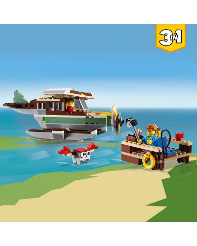 Конструктор LEGO Creator 3 в 1 - Плаваща къща в реката (31093) - 3