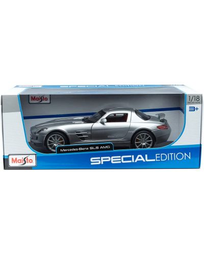 Количка Maisto Special Edition - Mercedes-Benz SLS AMG, 1:18 - 3