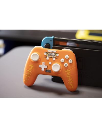 Контролер Konix - за Nintendo Switch/PC, жичен, Naruto, оранжев - 6