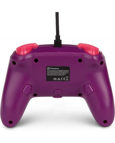 Контролер PowerA - Enhanced,  жичен, Fantasy Fade Red (Nintendo Switch) - 2
