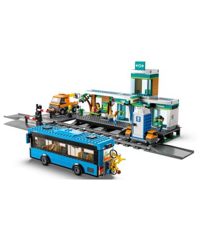 Конструктор LEGO City - Железопътна гара (60335) - 4