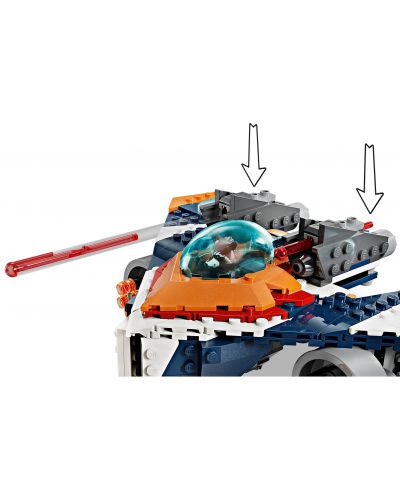 Конструктор LEGO Marvel Super Heroes - Корабът Warbird на Ракета срещу Ронан (76278) - 6
