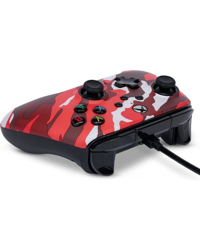 Контролер PowerA - Enhanced, Red Camo (Xbox One/Series S/X) - 5