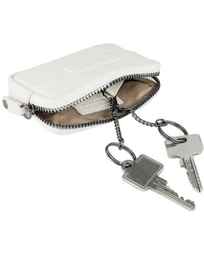Кожен калъф за ключове Bugatti Elsa - RFID защита, бял - 6