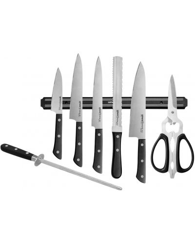 Комплект от 5 ножа Samura - Harakiri, черна дръжка - 1