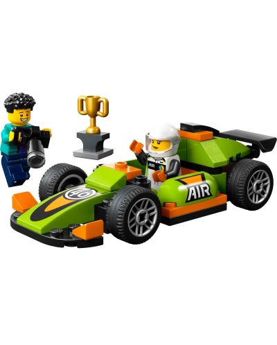 Конструктор LEGO City - Зелен състезателен автомобил(60399) - 3