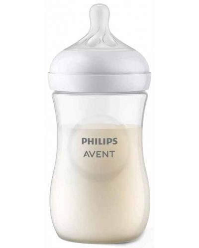 Комплект за новородено от 4 броя шишета Philips Avent - Natural Response 3.0, четка и залъгалка (0-3m) - 6