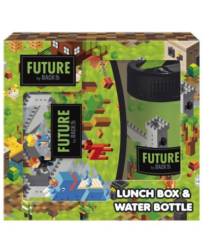 Комплект бутилка и кутия за храна BackUp Game Level - 1
