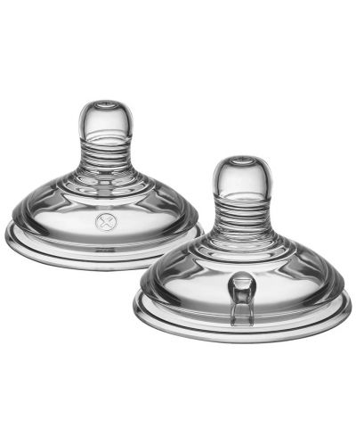 Комплект биберони Tommee Tippee - Closer to Nature, 3 капки, 0 м+, 2 броя