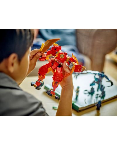 Конструктор LEGO Ninjago - Стихийният огнен робот на Кай (71808) - 5