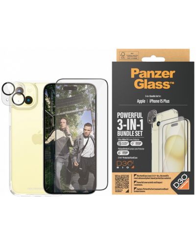 Калъф и протектори PanzerGlass - UWF, iPhone 15 Plus - 1