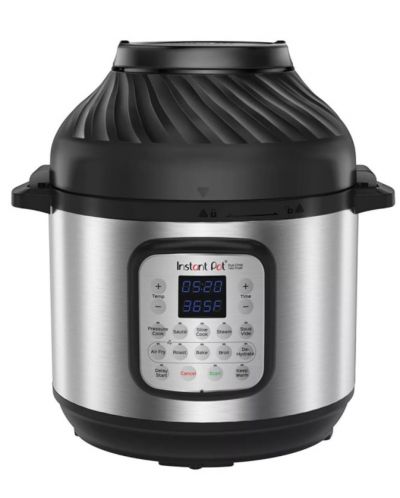 Комбиниран мултикукър Instant - Pot Duo Crisp + Air Fryer, 8 l, 1500W, сребрист - 1