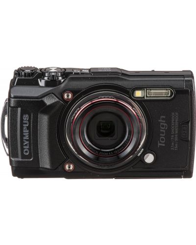 Компактен фотоапарат Olympus - TG-6, 12MPx, черен - 1