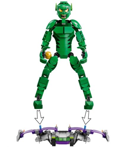 Конструктор LEGO Marvel Super Heroes - Зеленият гоблин (76284) - 5