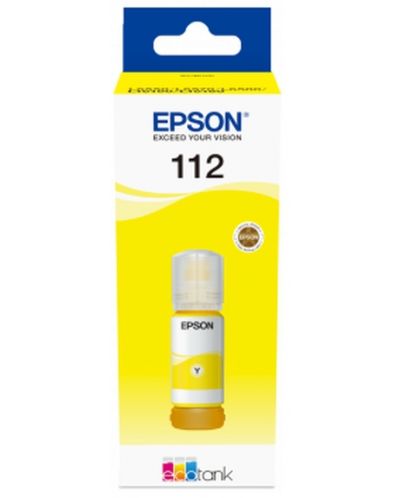 Консуматив Epson - 112 EcoTank, жълт - 1