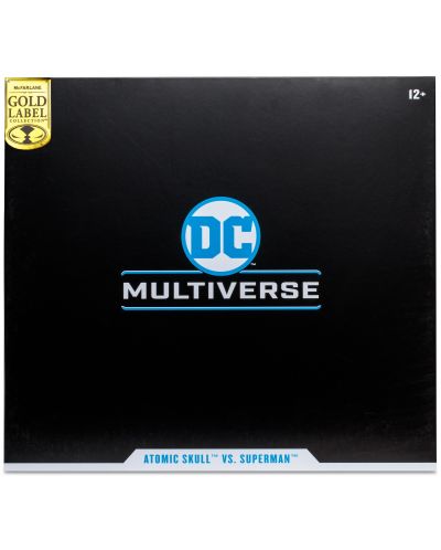 Комплект екшън фигури McFarlane DC Comics: Multiverse - Atomic Skull vs. Superman (Action Comics) (Gold Label), 18 cm - 10