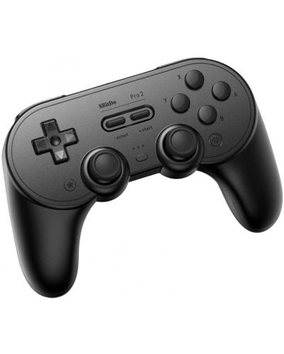 Безжичен контролер 8Bitdo - Pro2, черен (Nintendo Switch/PC) - 1