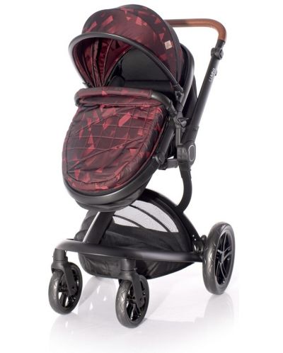Комбинира детска количка Lorelli - Lumina, червена - 4
