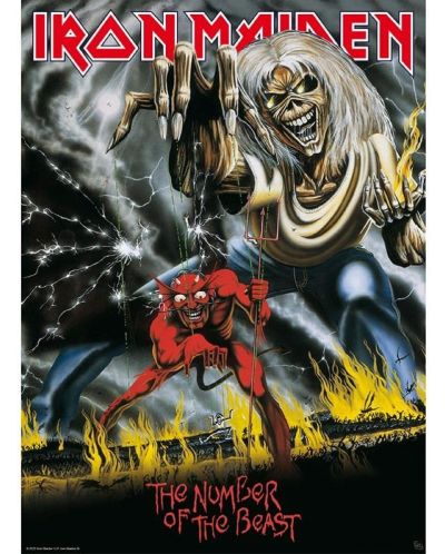 Комплект мини плакати GB eye Music: Iron Maiden - Killers & The Number of The Beast - 3
