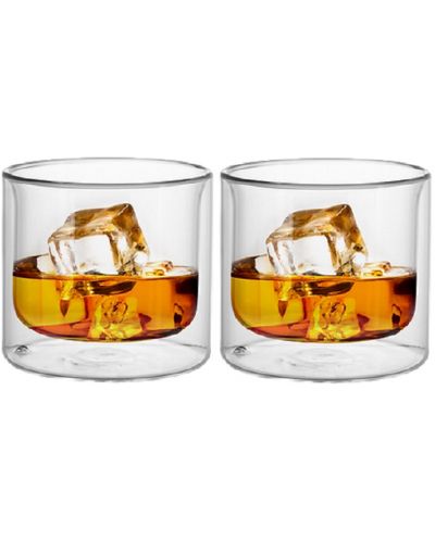 Комплект от 2 двустенни чаши за уиски Faubourg - Edinbourg, 300 ml - 1