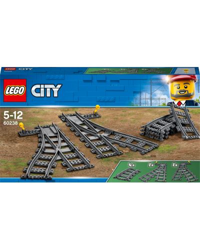 Конструктор LEGO City - Релси и стрелки (60238)