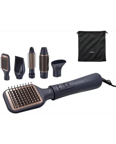 Комплект Philips - Air Styler 5000 BHA530/00, черен - 1