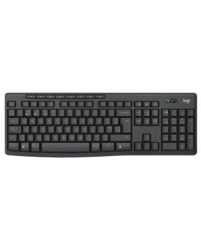 Комплект клавиатура и мишка Logitech - MK370, безжичен, графит - 3