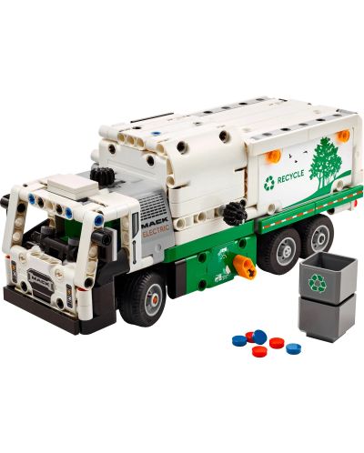 Конструктор LEGO Technic - Електрически камион за боклук Mack LR  (42167) - 2