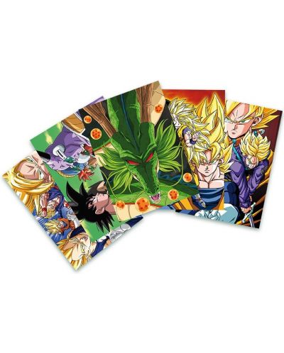 Комплект пощенски картички ABYstyle Animation: Dragon Ball Z - Set 1, 5 бр. - 1