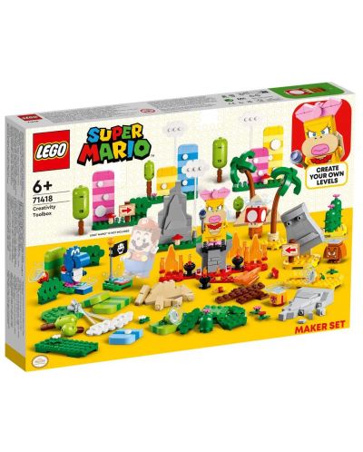 Комплект LEGO Super Mario - Кутия с творчески инструменти (71418) - 1