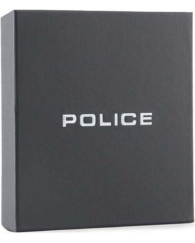 Кожен калъф за карти Police - Caster, черен - 3