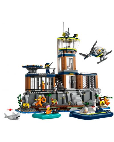 Конструктор LEGO City - Затворническият остров на полицията (60419) - 2