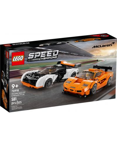 Конструктор LEGO Speed Champions - McLaren Solus GT & McLaren F1 LM (76918) - 1