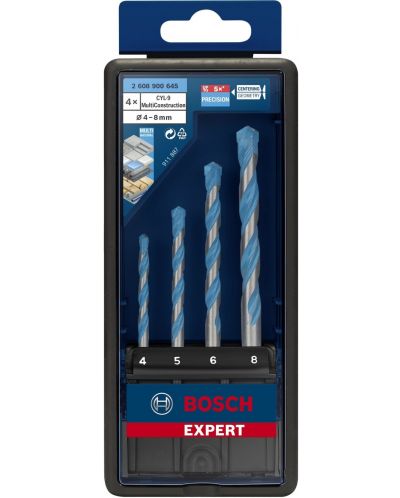 Комплект свредла Bosch - Robust Line Expert, 4 части, CYL-9 Multi - 3