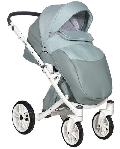 Комбинирана детска количка 3 в 1 Baby Giggle - Porto, зелена - 3