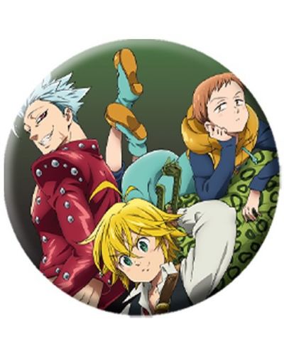 Комплект значки ABYstyle Animation: The Seven Deadly Sins - Mix - 2