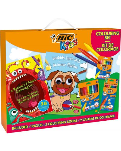 Комплект за оцветяване BIC Kids - 38 части - 1