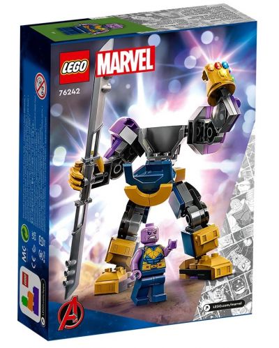Конструктор LEGO Marvel Super Heroes - Роботската броня на Танос (76242) - 2