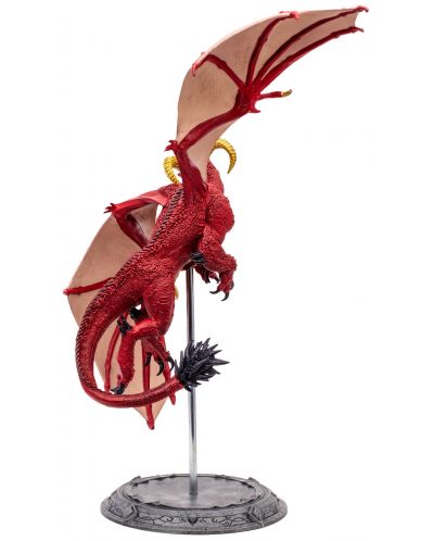 Комплект екшън фигури McFarlane Games: World of Warcraft - Red Highland & Black Proto-Drake, 28 cm - 6