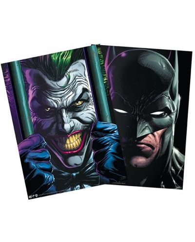 Комплект мини плакати ABYstyle DC Comics: Batman - Batman & The Joker - 1