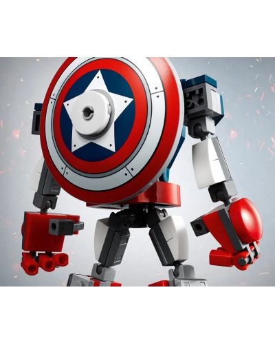 Конструктор Lego Marvel Super Heroes - Роботска броня на Captain America (76168) - 6