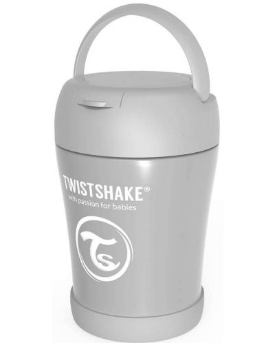 Контейнер за храна Twistshake - Сив, неръждаема стомана, 420 ml - 3