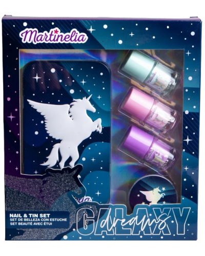 Комплект за детски маникюр Martinelia - Галактически мечти, 5 части - 1