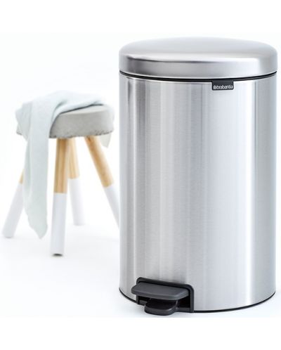 Кош за отпадъци Brabantia - NewIcon, 20 l, Matt Steel Fingerprint Proof - 4