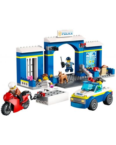 Конструктор LEGO City - Преследване с полицейски участък (60370) - 3