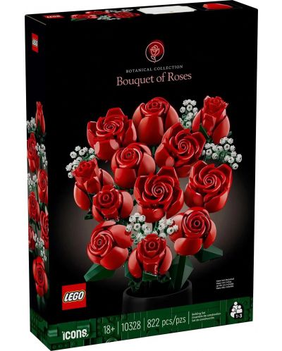 Конструктор LEGO Icons Botanical - Букет от рози (10328) - 1