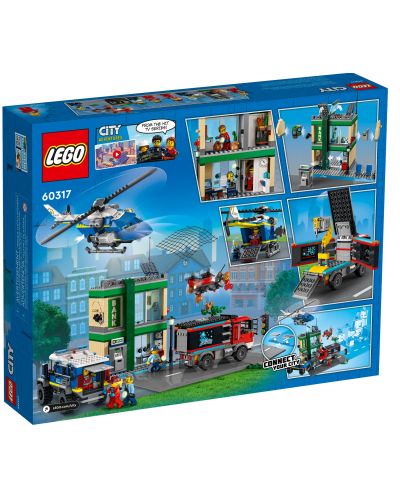 Конструктор LEGO City - Полицейска акция край банката (60317) - 7