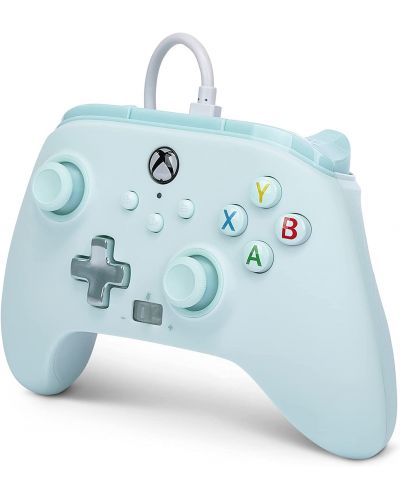 Контролер PowerA - Enhanced, жичен, за Xbox One/Series X/S, Cotton Candy Blue - 4