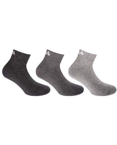 Комплект чорапи Fila - F9803, 3 броя, сиви - 1