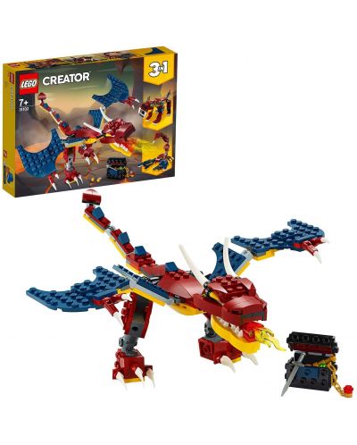 Конструктор LEGO Creator 3 в 1 - Огнен дракон (31102) - 3